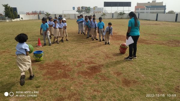 "Thematic Activity Term - II” Game- ‘Into My Fabric Bucket’ (Physical Exercise: Session 5 & 6) - 2023 - pathardi